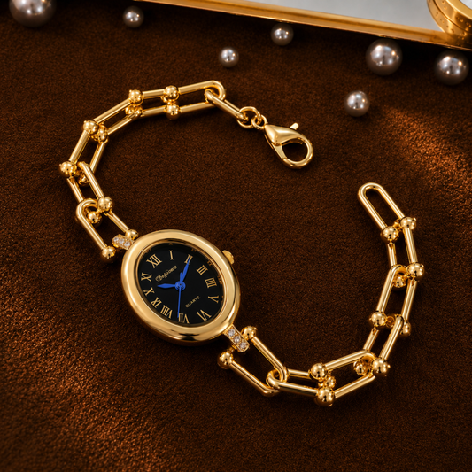 Opulent Roman Gold Watch