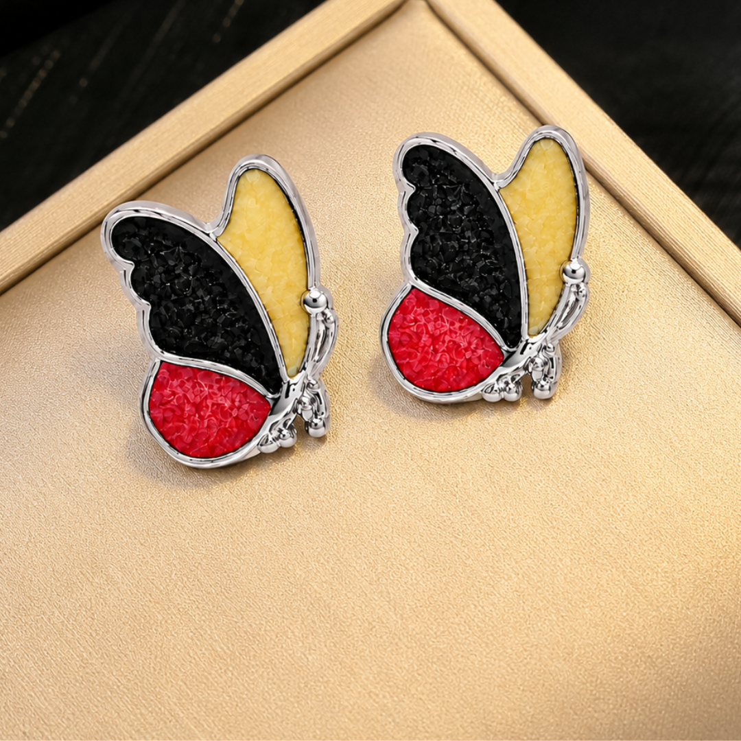 Midnight Flutter Butterfly Earrings