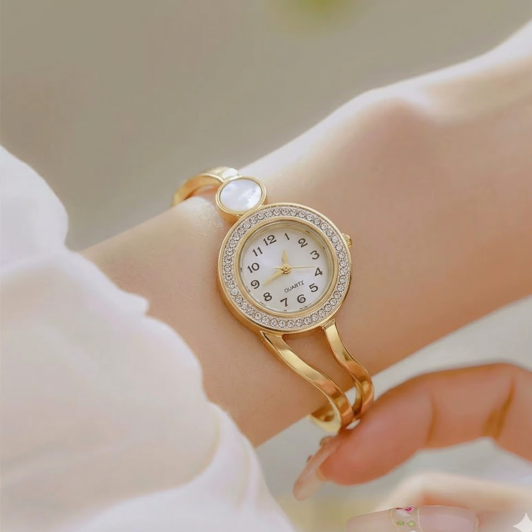 Classic Queen Gold Bracelet Watch