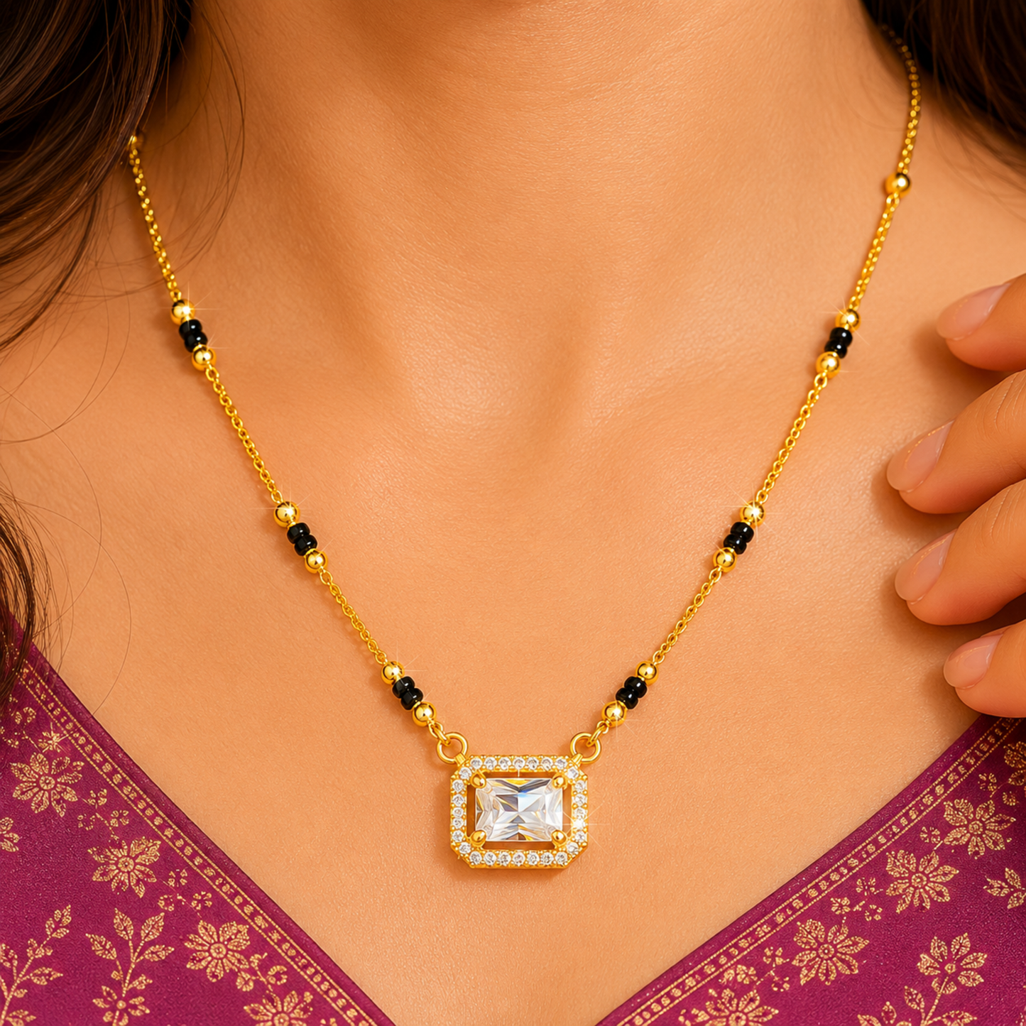 Regal Prism Diamond Mangalsutra