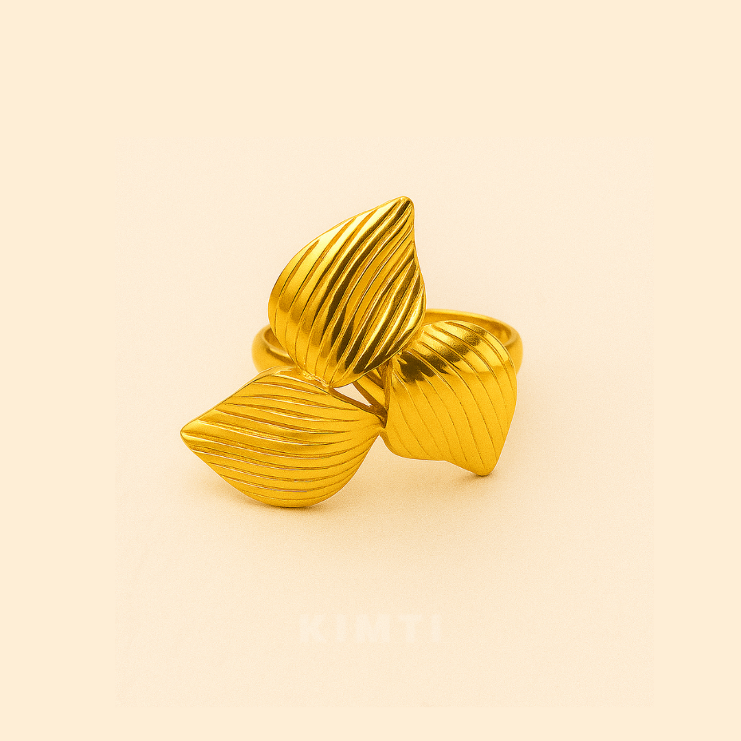 18K Gold Plated Trilia Ring for Women