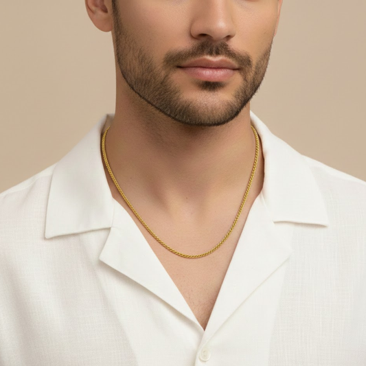 Men-18K Gold Plated Goldstrike Chain