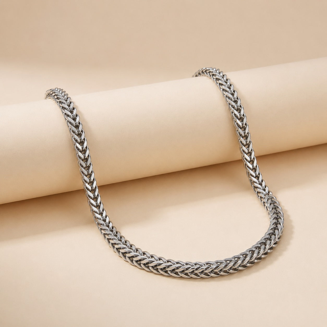 Men Silver Vortex Chain