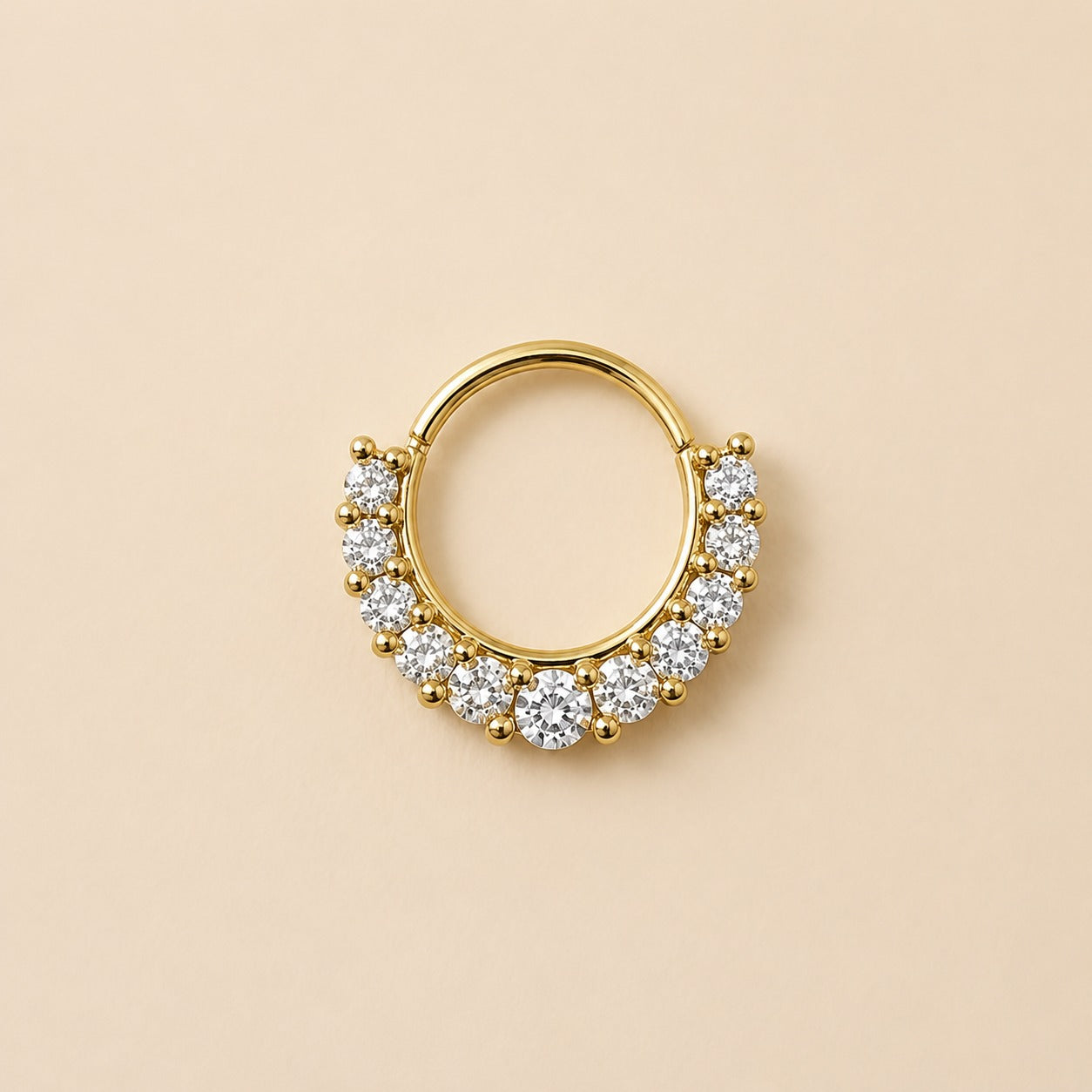 Golden Starlight Nose Pin