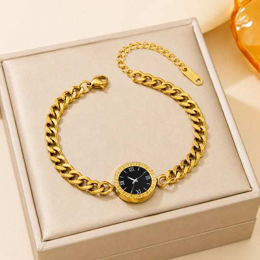 Celeste Black Dial Bracelet Watch