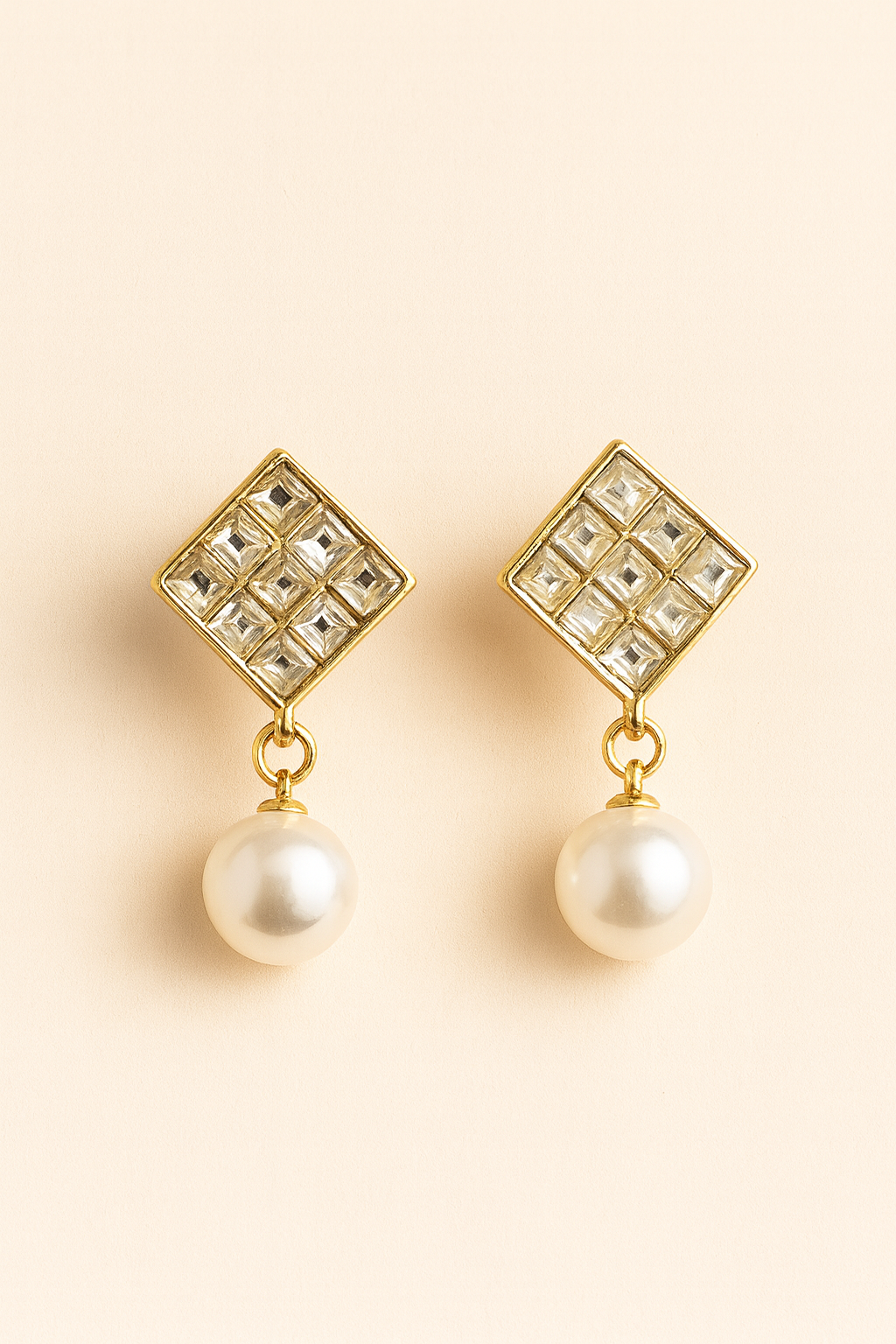 Regal Pearl Drop Earrings