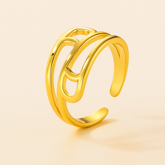 18K Gold Plated Minimalist Ring