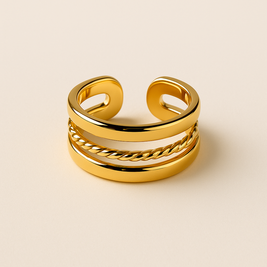 18k Gold Plated MiniCharm Ring
