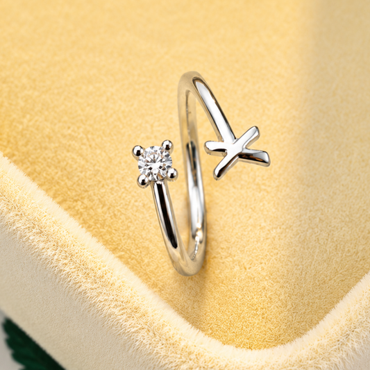 Elegant Cosmic Charm Ring