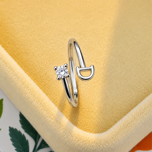 Personalized D Glow Ring