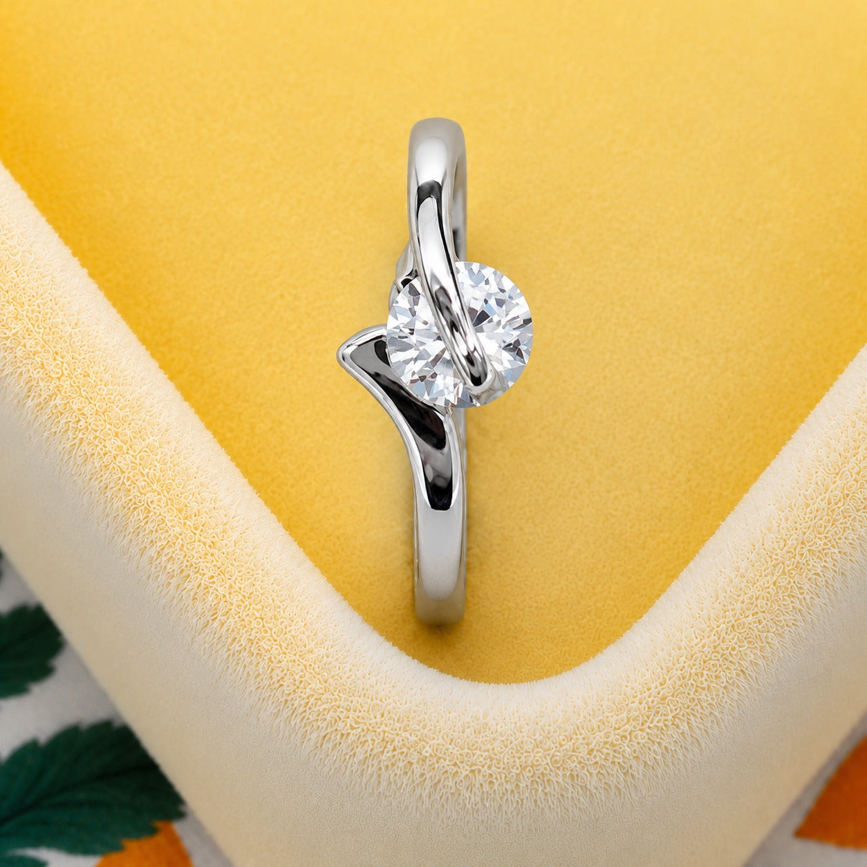 Anti Tarnish Silver Adjustable Ring
