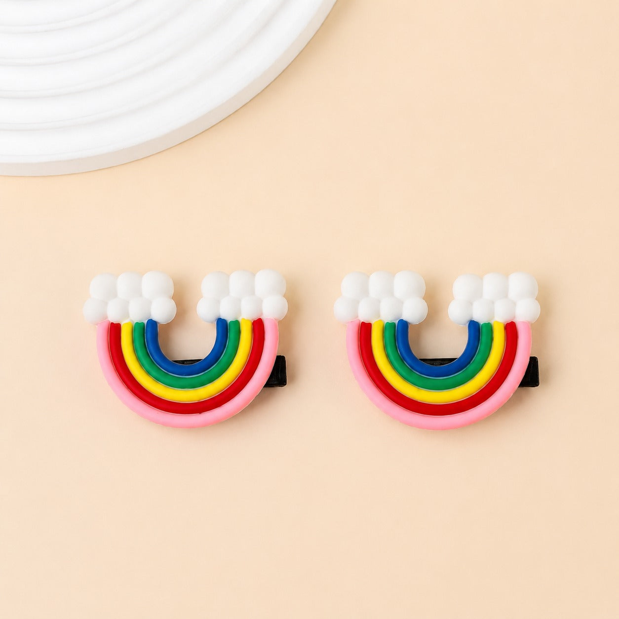 Cloud & Rainbow Hair Clips