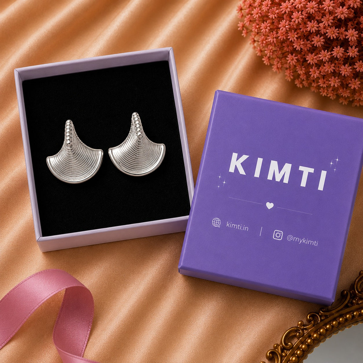 (Copy) Celeste Curve Korean Earrings