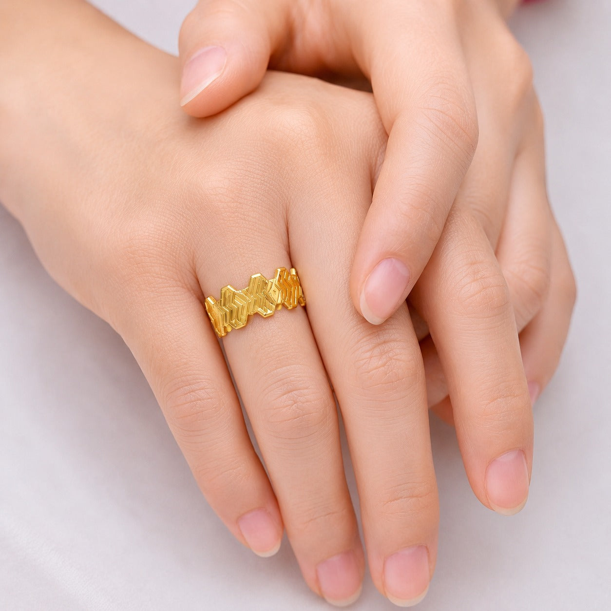 18K Gold Plated Arrow Ring