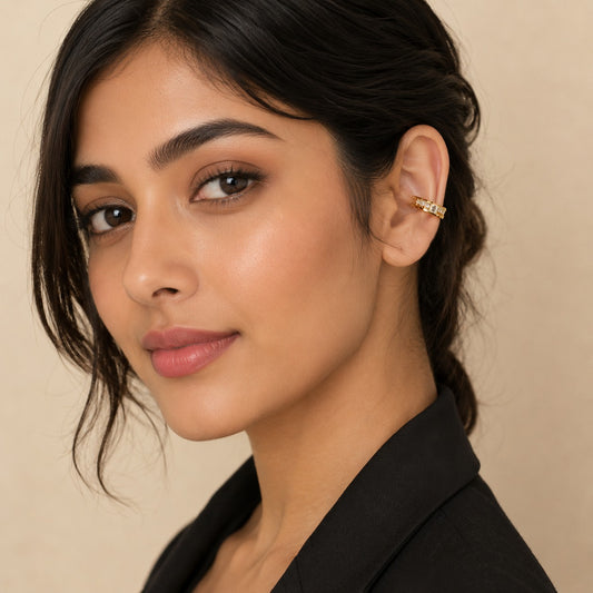 Crystal Glow Ear Cuff