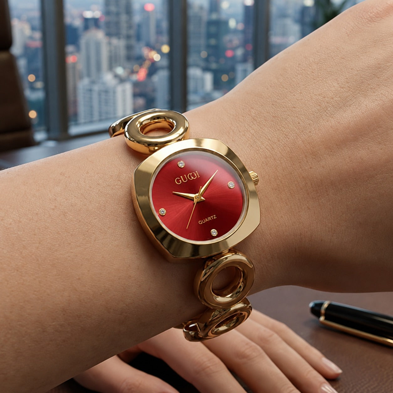 Royal Emerald Quartz Watch
