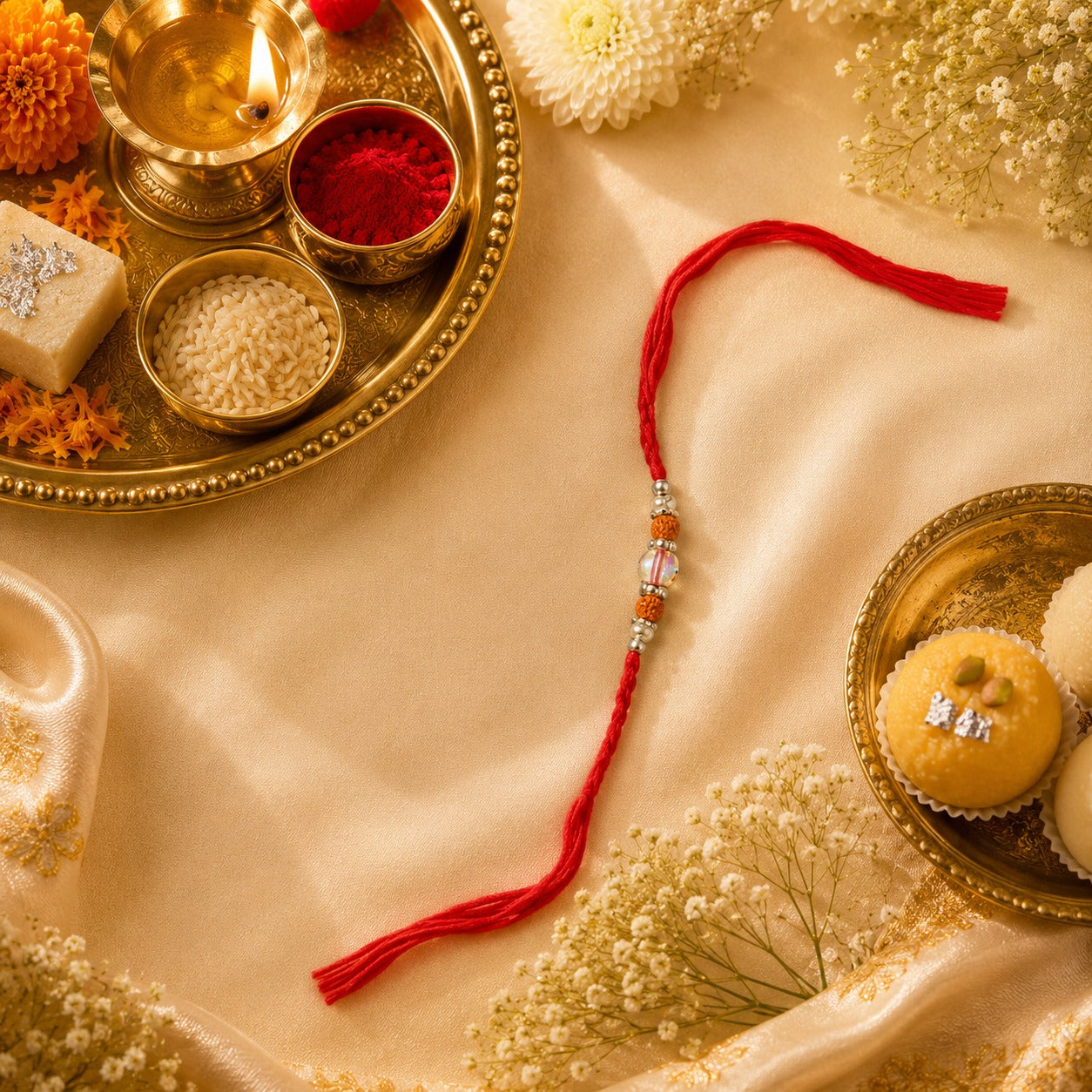 Blessing Bead Rudraksha Rakhi