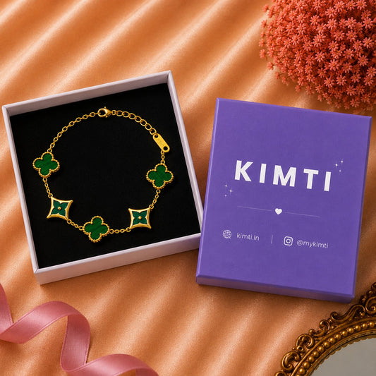 Emerald Clover Luxe Bracelet