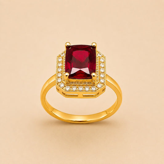Ruby Royale Crystal Ring