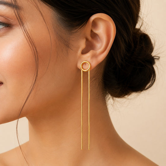 Golden Dainty Daisy Earring