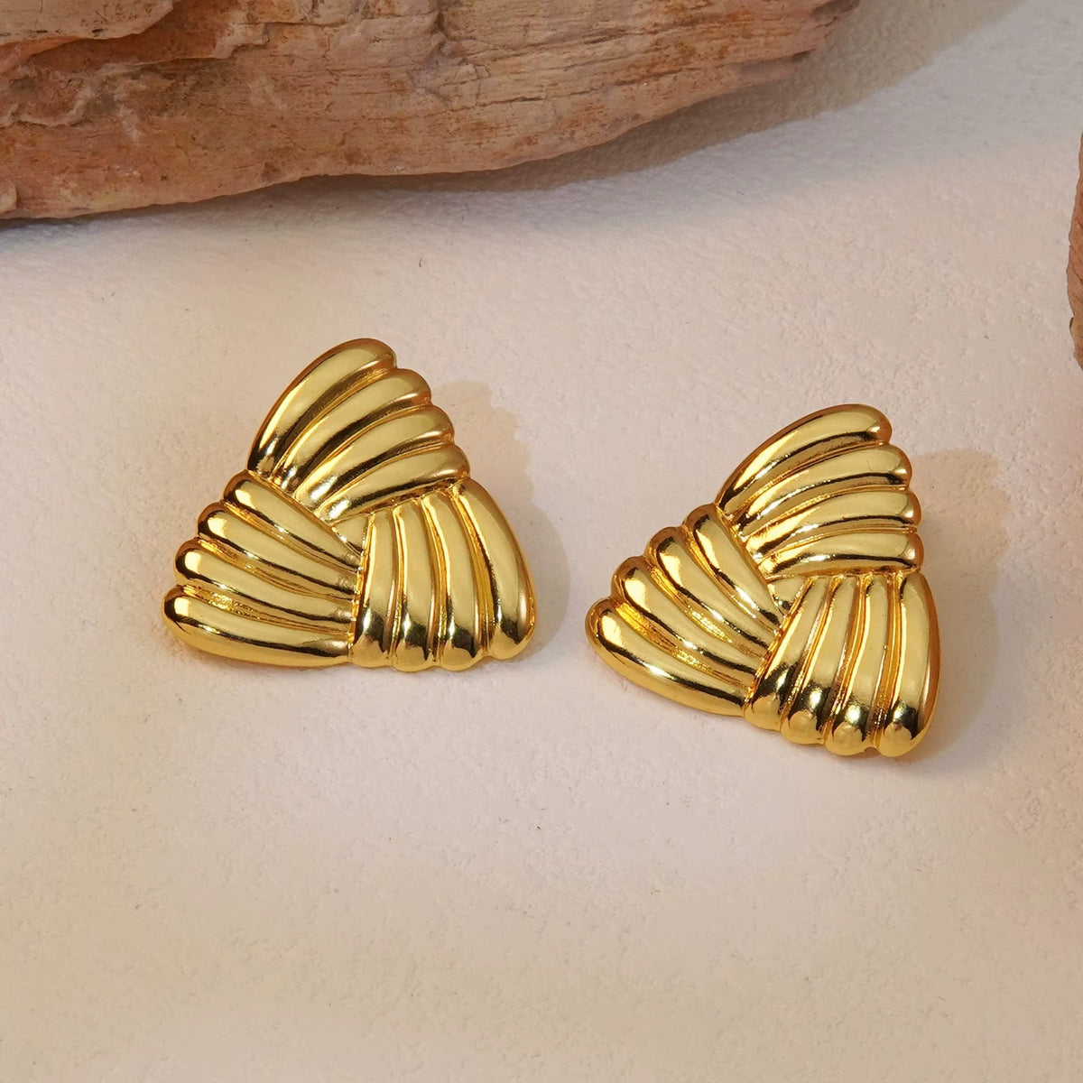 18k Gold Plated Trendy Earrings New Designs