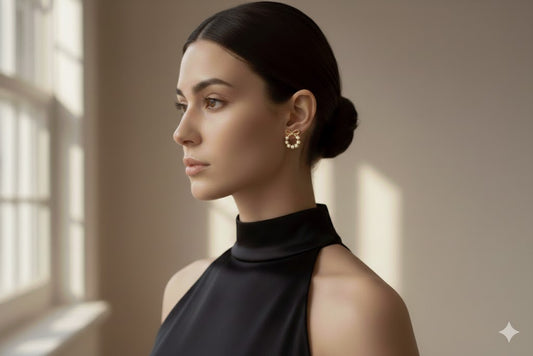 Just Rs. 49 Business Chic White Pearls Stud Earring