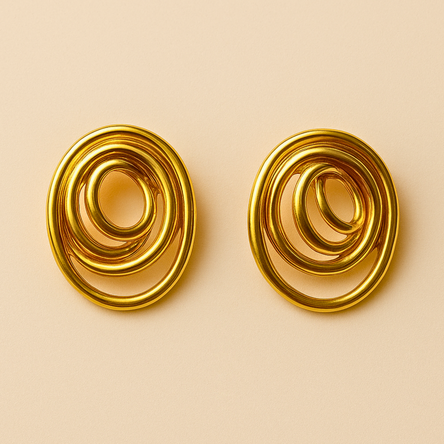 18k Gold Plated Rayé Earrings Earring