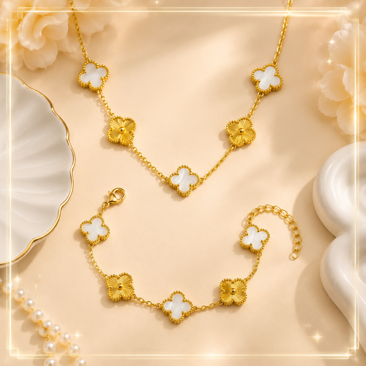 Clover Jewellery Set