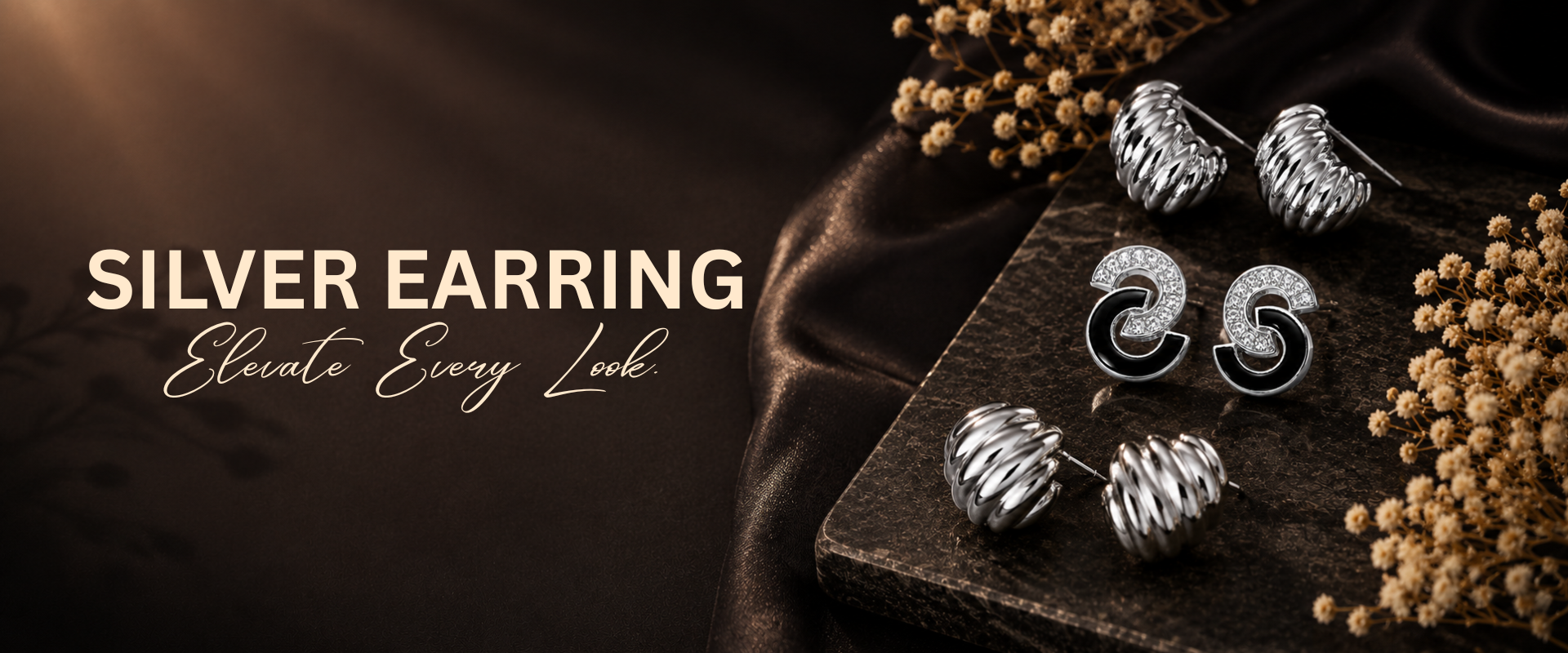 silver earring