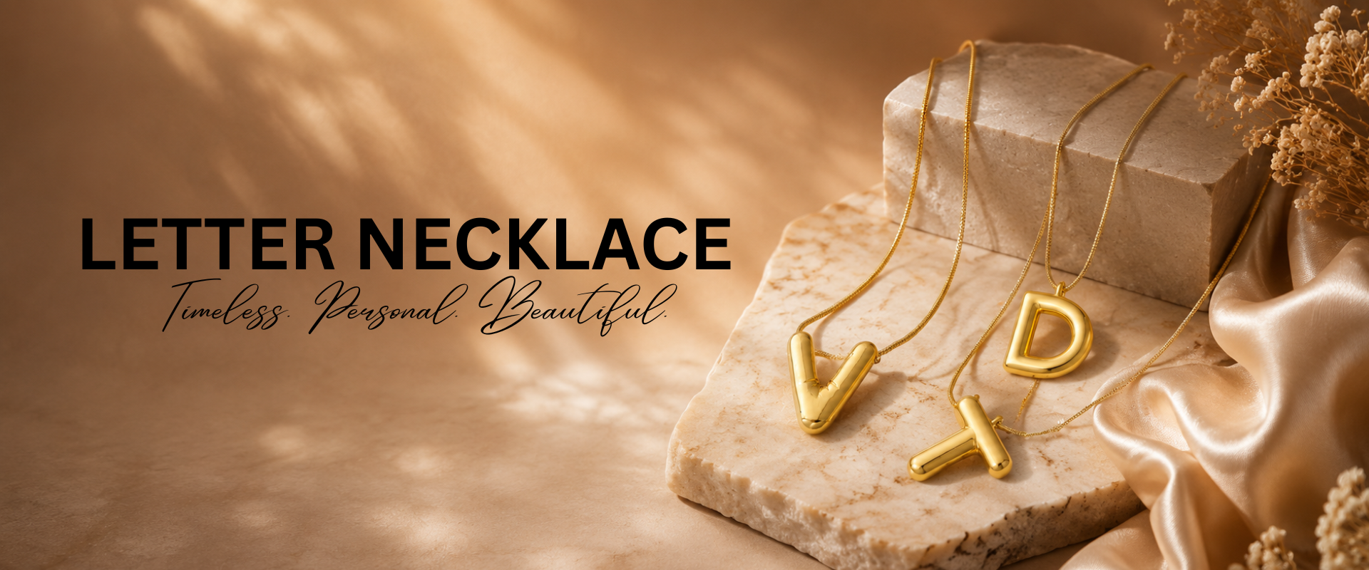 Initial Letter Necklace