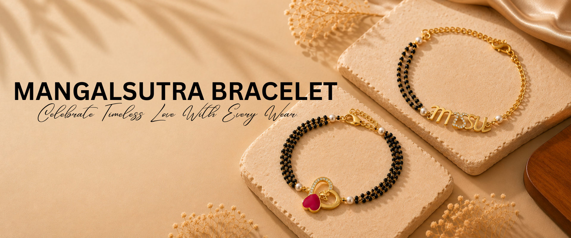 Mangalsutra Hand Bracelet