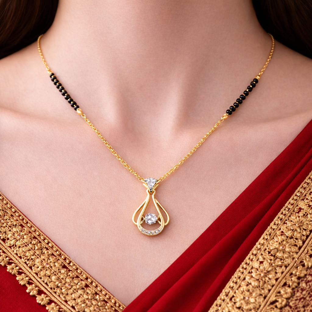 Ratna Fan Glow Mangalsutra