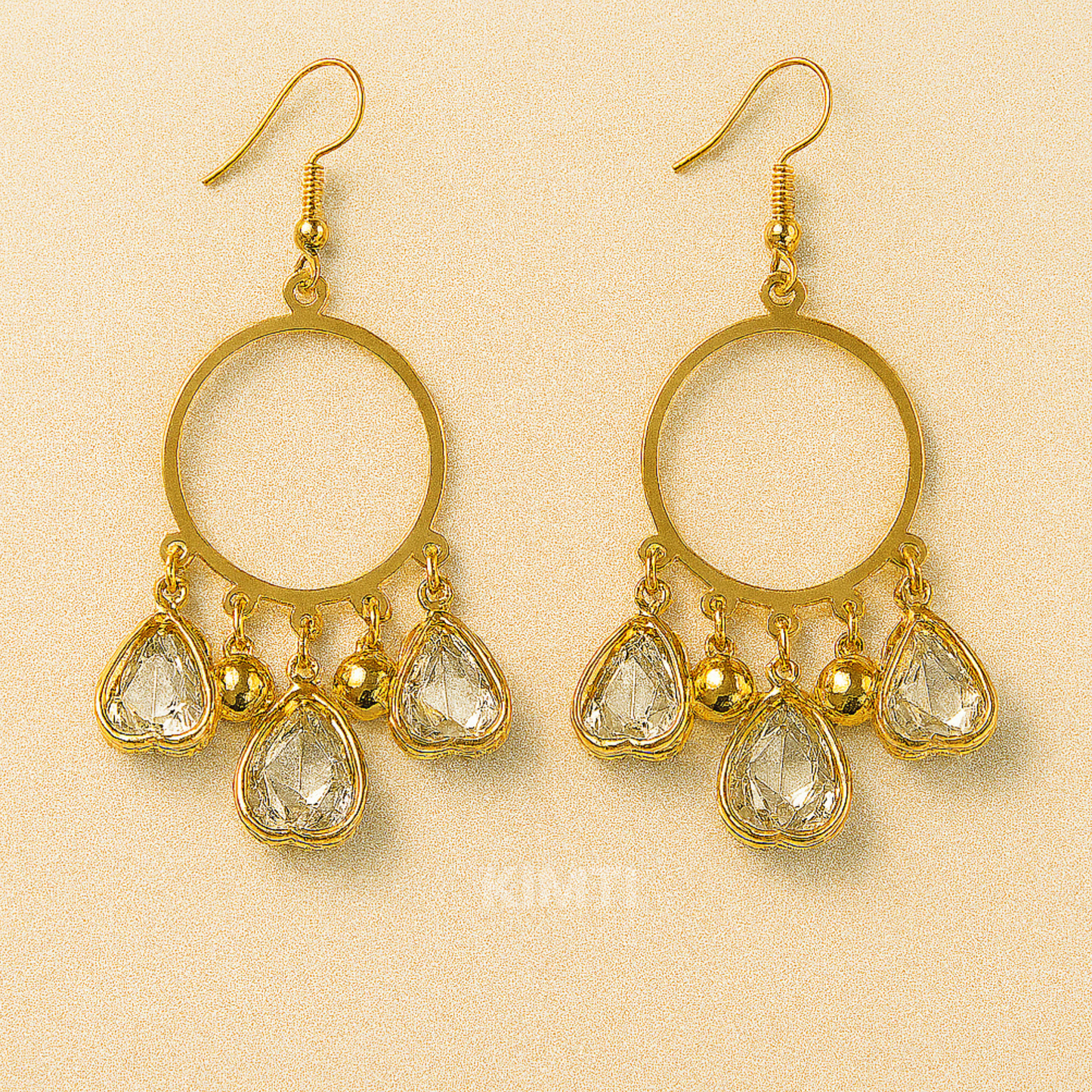 Celestial Drip Hoops Earring