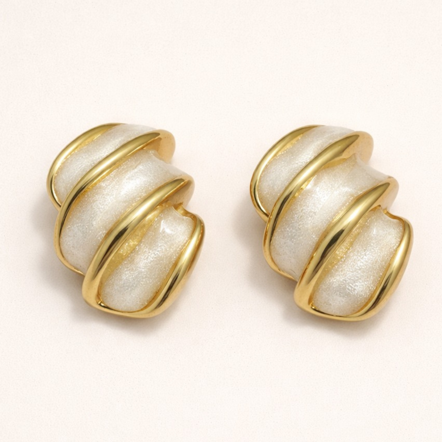 Petal Glow Enamel Studs