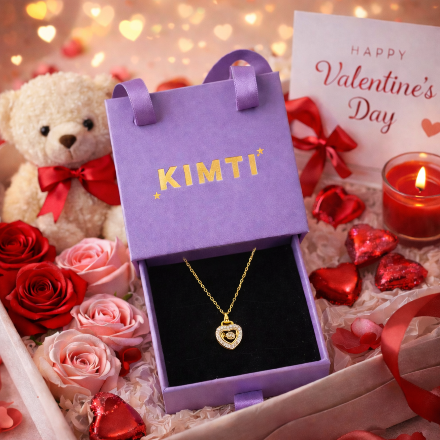 18K Gold Plated Classic Love Necklace