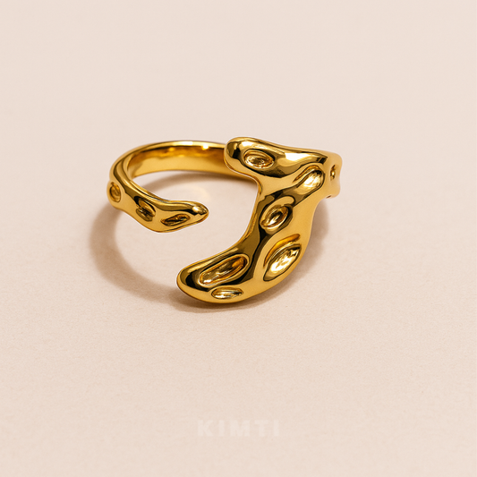 18K Gold Plated Vintage Ring for Women