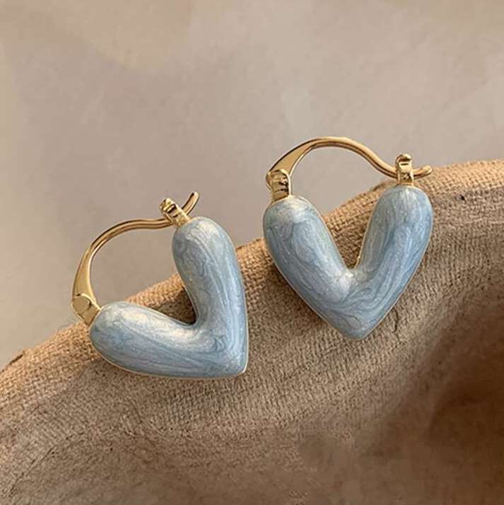 In the Mood for Love Blue Earring