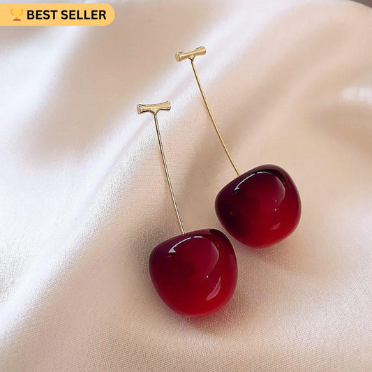 Cherry Blossom Red Earring