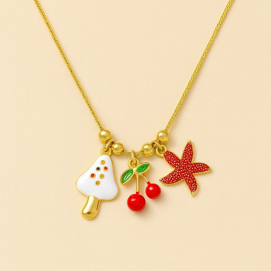 Candy Pop Charm Anti-Tarnish Necklace