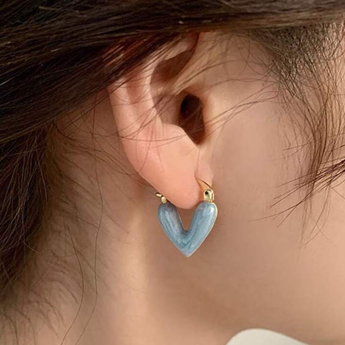 In the Mood for Love Blue Earring