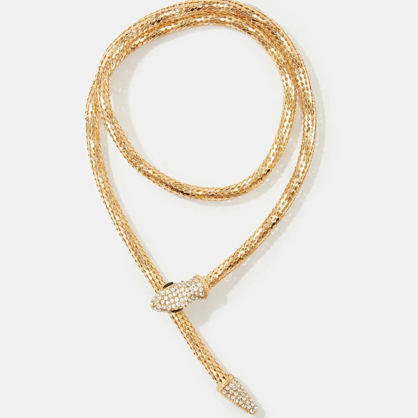 Dual Layer Snake Golden Necklace