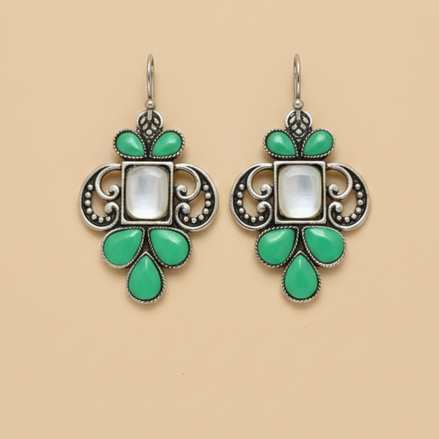 Set of 12  Oxidized Earrings with Black Jewellery Box