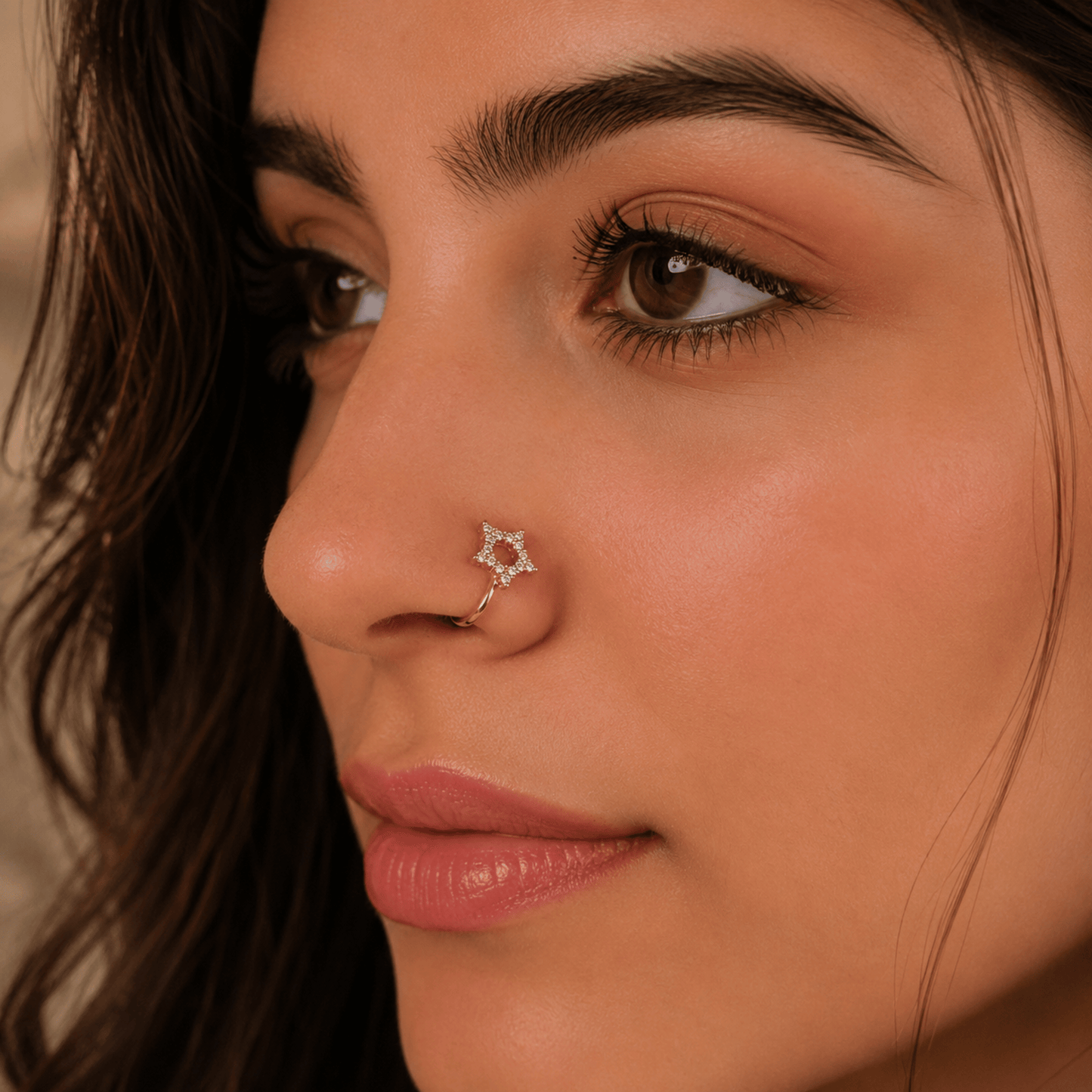 Celestique Star Nose Pin