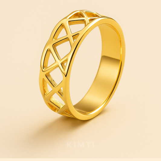 18K Gold Plated Ross Ring For Women
