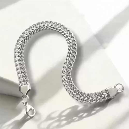 Men - Heavy Double Link Bracelet