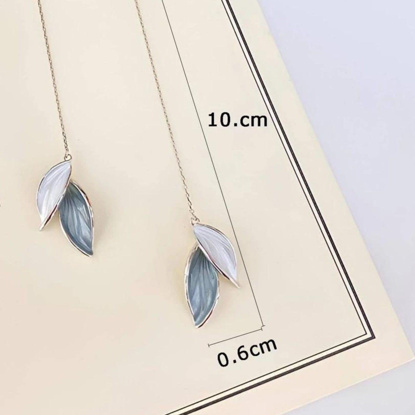 Enchanted Leaf Drops Earring