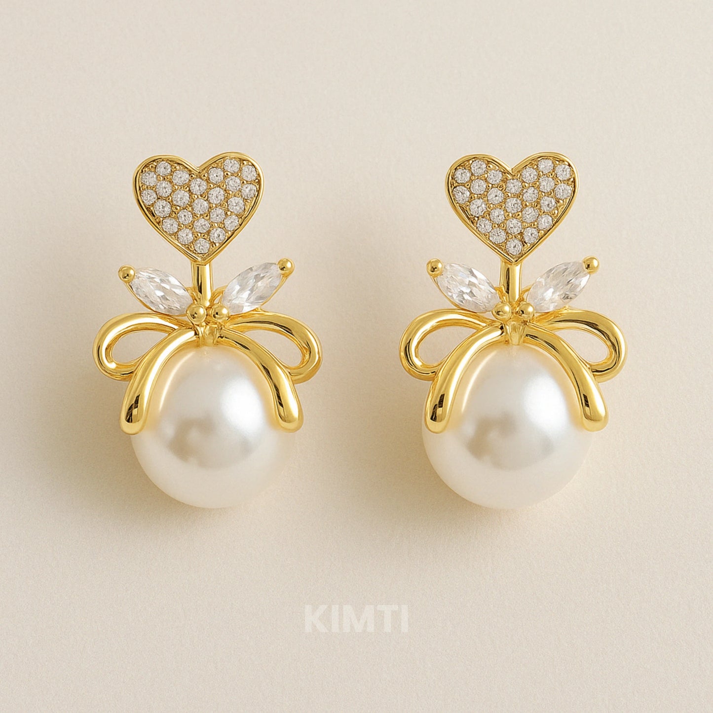Eternal Euphoria White Pearl Drop Earring