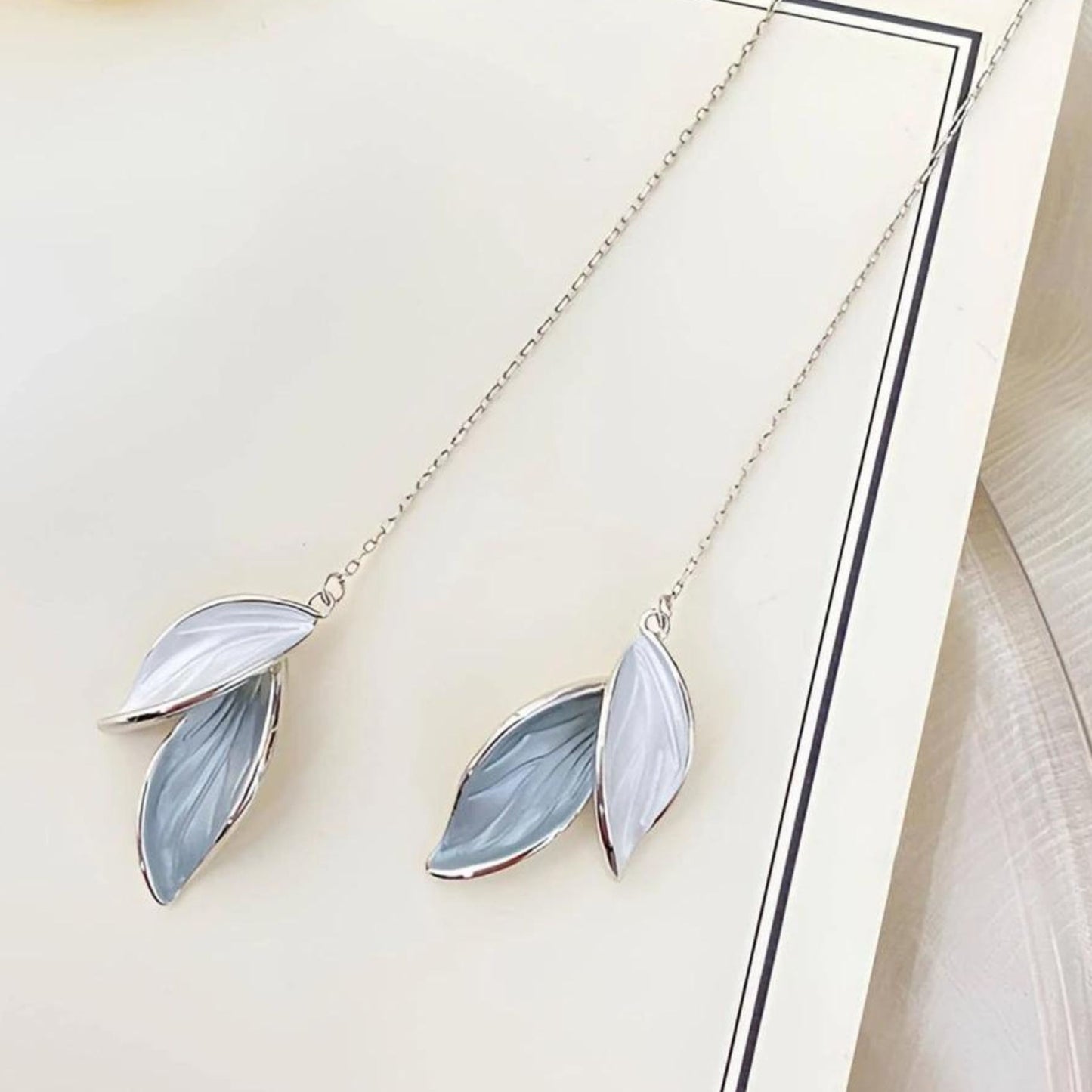 Enchanted Leaf Drops Earring