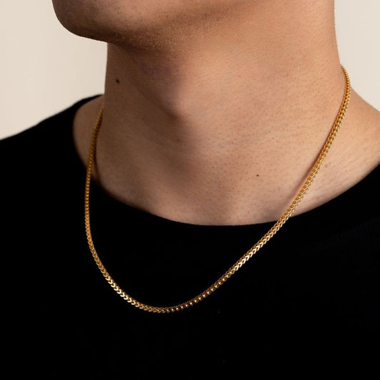 Men-18K Golden Plated Imperial Link Chain
