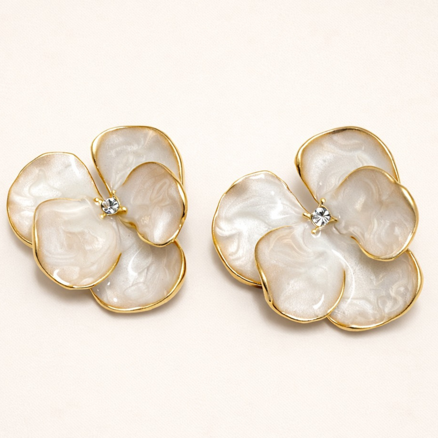 Serene Blossom Premium Stud Earrings